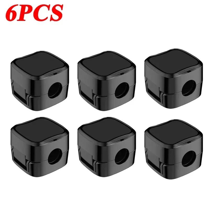 НОВЫЕ 1/6/12 шт. Магнитные клипсы-органайзеры для кабелей, органайзер для проводов, держатель шнура, намотка кабеля для зарядки, настенный крючок