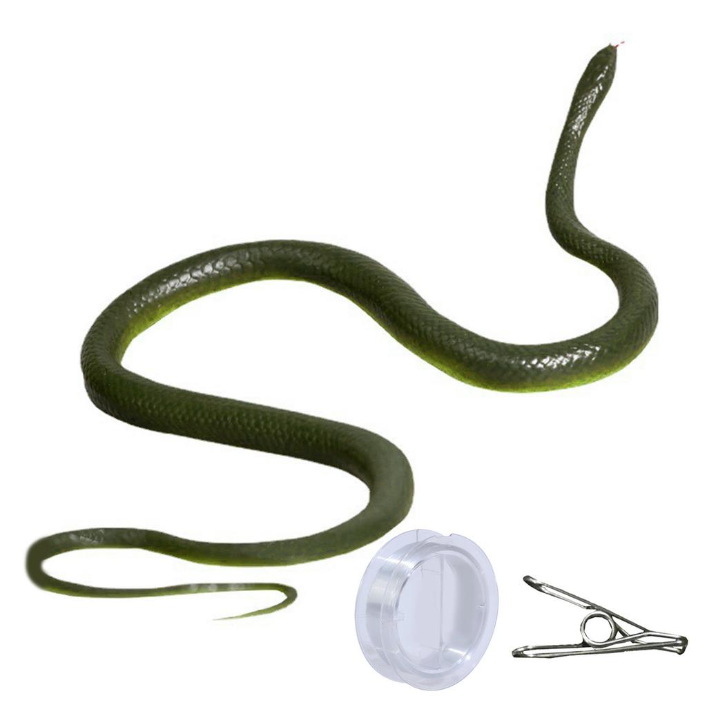 Novelty Realistic Snake Prank Toy Clip On Snake Chases Person Practical Joke Toy Interesting Snake Pranks Party Supply