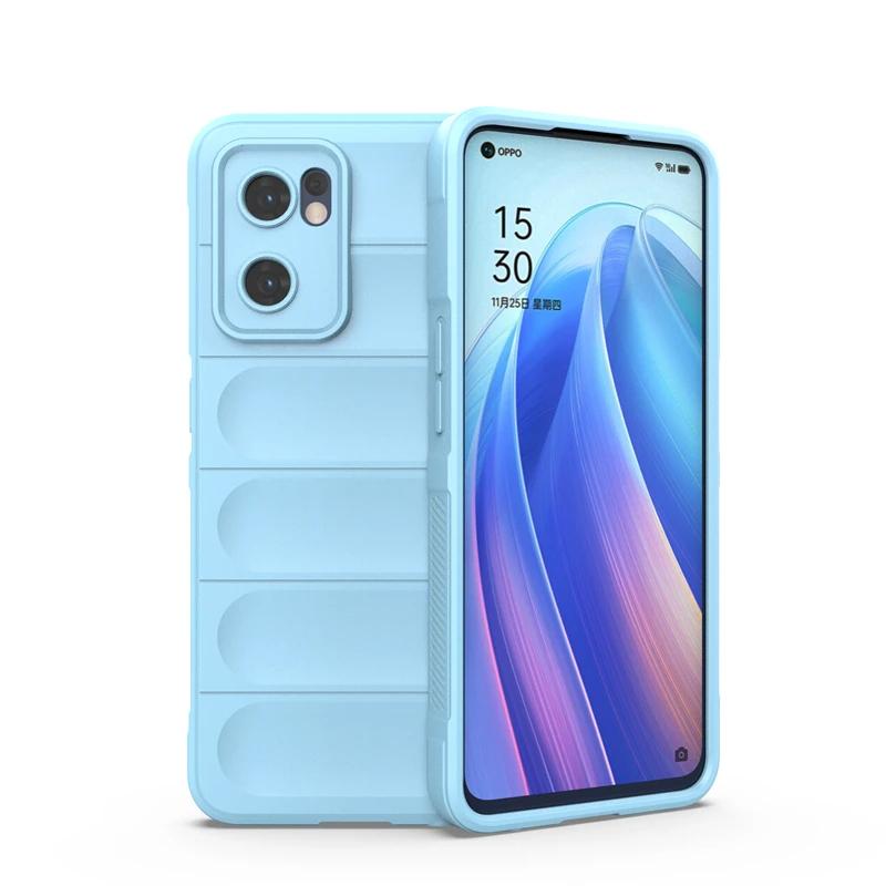 Чехол для OPPO Reno7 Reno 7 Pro 5g Global Back Cover Phone Case Liquid Silicone Anti Fall Shockproof Armor Cases Funda Coque