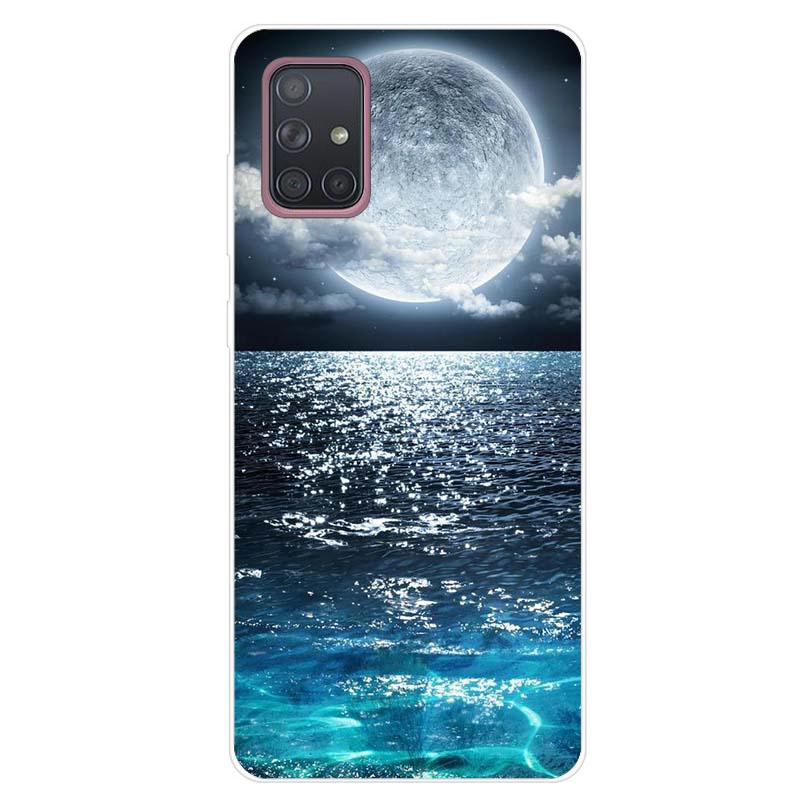 For Samsung Galaxy A51 A71 Case Soft Silicone Cute Cartoon Panda Phone Cases For Samsung A 51 A515F Galaxy A71 A715F Cover Funda