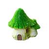 Фигурка грибного домика из смолы для DIY террариума и аквариума, милый сказочный садовый орнамент, миниатюрное настольное украшение для дома, офиса, вечеринки, уникальное