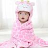 Детская одежда Банное полотенце с капюшоном Халат из коровы Плащ с мультяшными животными Фланелевое банное полотенце Одеяло.