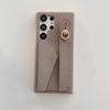 Кошелек-чехол с ремешком на запястье для Samsung Galaxy S21 FE S22 S23 Plus Note 20 Ultra A52 A53 A54 Роскошный держатель для карт Кожаный чехол
