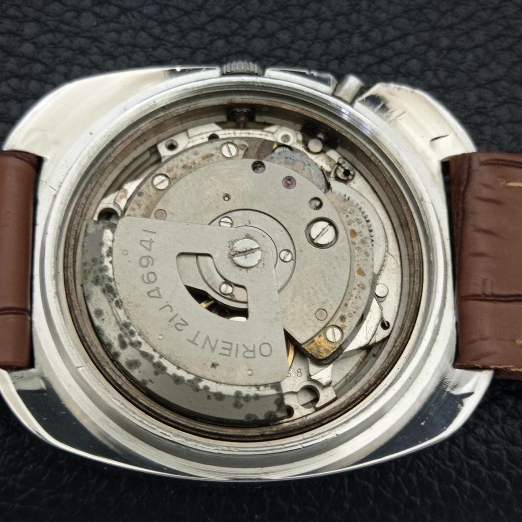 АВТОМАТИЧЕСКИЕ 46941 ВИНТАЖНЫЕ ORIENT CRYSTAL ЯПОНИЯ МУЖСКИЕ ОРИГИНАЛЬНЫЕ ЧАСЫ С ЦИФЕРБЛАТОМ a704909-1