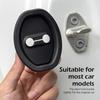 2 PCS Door Latch Protective Cover, Silicone Door Lock Shockproof Cover, Automotive Lock Silent Decorations, Universal for Most Cars, Trucks, SUVs