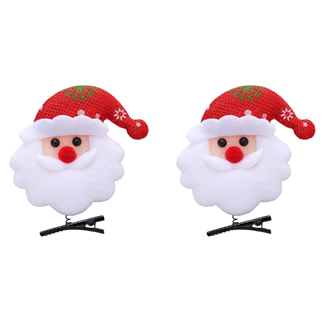 Мультфильм Рождественский Фестиваль Заколка для волос Головной убор для женщин Дети Челки Фотосъемка Покупки Путешествия Противоскользящий