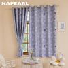 1 шт. NAPEARL 70-80% затемнение принт ночной небо узор короткие шторы для спальни гостиная домашний декор