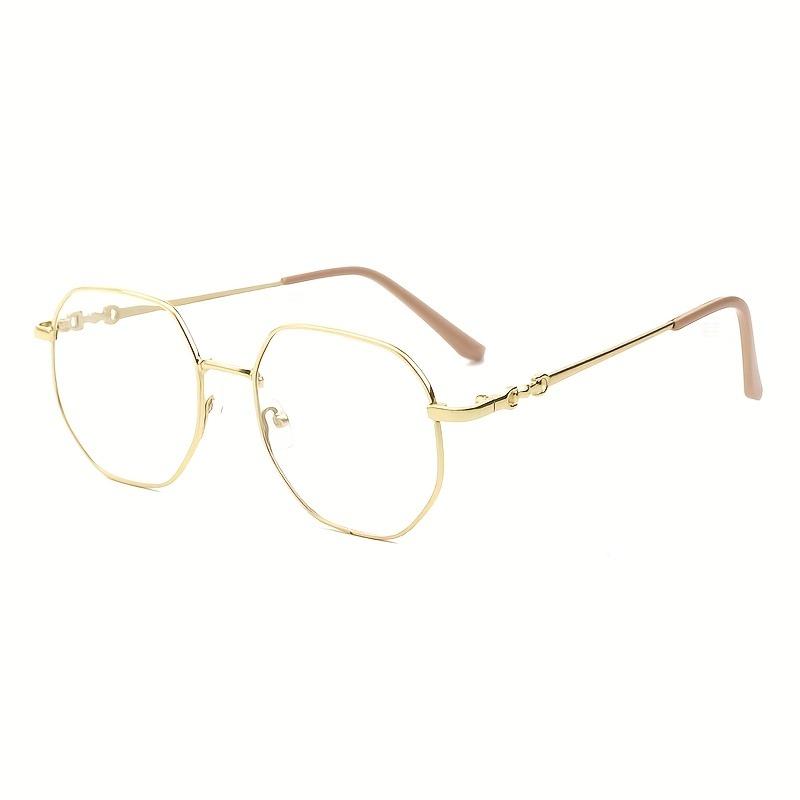 10pcs Unisex Polygon Anti Radiation Eyeglasses Computer Glasses Replaceable Lens for Men and Women Eyewear