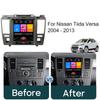 9,7 дюйма для Nissan Tiida Versa 2004 - 2013 Автомобильный радиоприемник GPS-навигация Android Auto Мультимедийный проигрыватель Видеовыход 4G 2din DVD