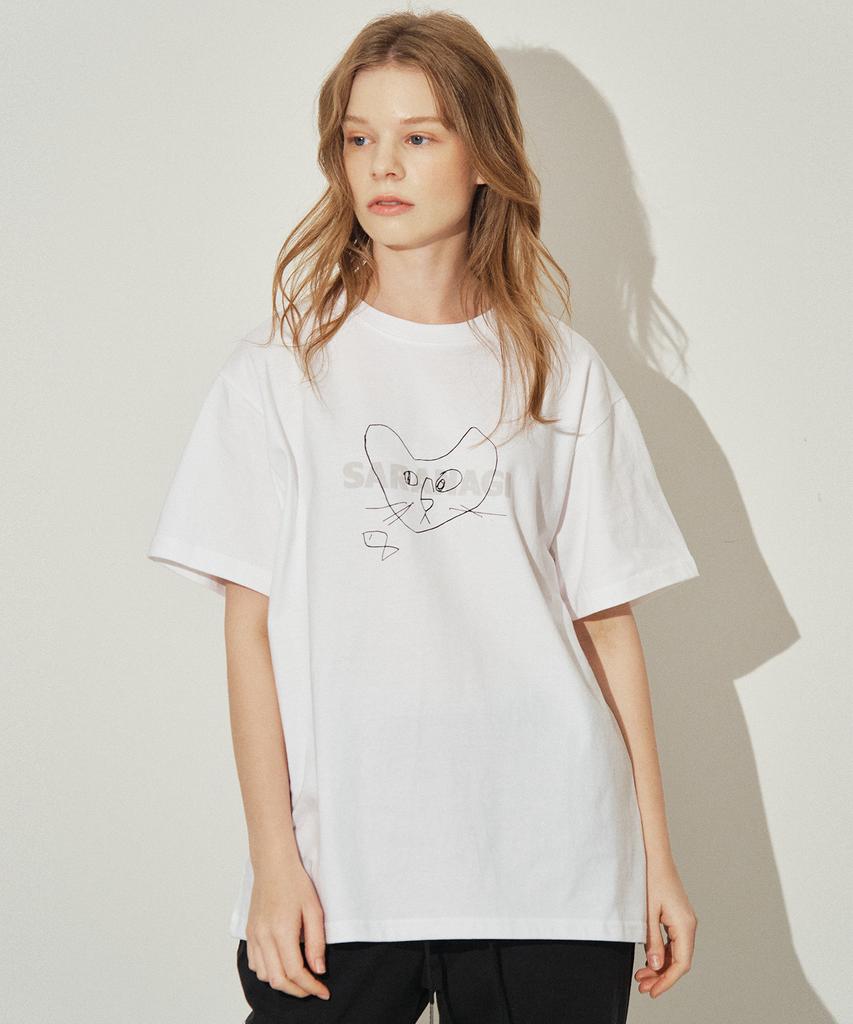 SARANAGI Se05-Doodle Tshirt White