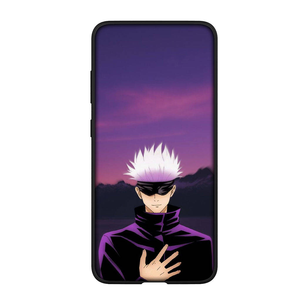 Для Samsung Galaxy S24 S23 iPhone 16 15 14 Xiaomi Redmi Note 13 12 11 10 Plus 9 Pro Max X XR чехол для телефона Jujutsu Kaisen Gojo Satoru Cartoon OPPO Huawei