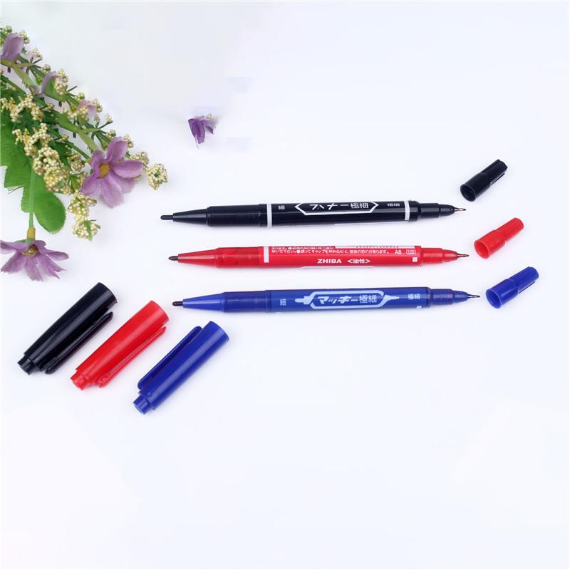 20PCS Two-headed Hook Pen 120 Water-based Marker Neutral Drawing Tool Student Fashion Stationery