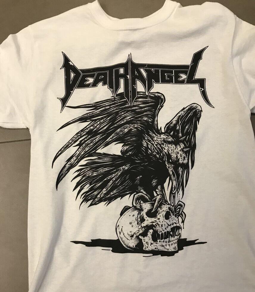 Классическая винтажная футболка для мужчин и женщин Death Angel Band Tour 2018 Хлопок S-235XL TH360