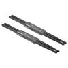 PATIKIL 2 Pairs of 5A Nylon Drumsticks with Non-Slip Plastic Handles for Adults, Black, for Electronic Drums, Percussion Accessories