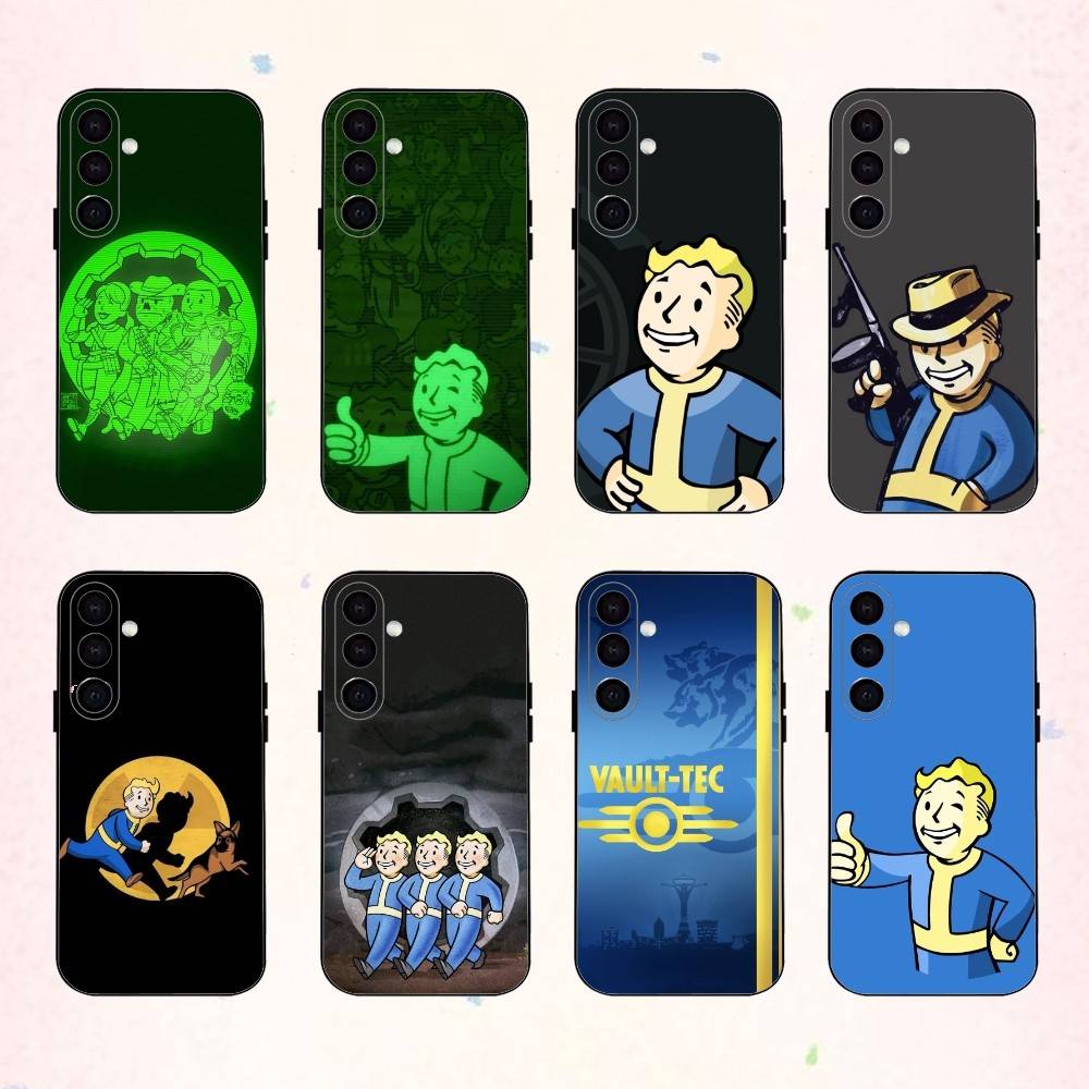 V-Vault B-Boy F-Fallout Чехол для телефона Samsung Galaxy A73,A72,A71,A70,A53,A52,A51,Другие Мягкий черный корпус