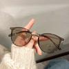 Outdoor Changing Color Photochromic Sunglasses Men Women Fashion Anti-blue Light Myopia Glasses Unisex Retro Minus Sight Eyewear