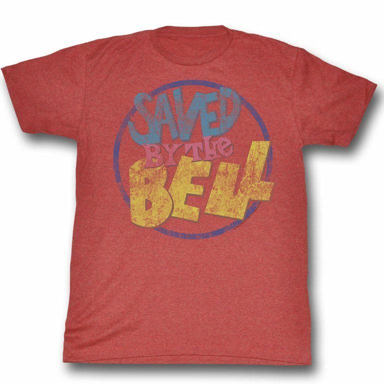 Saved by the Bell Distressed Logo Red T-Shirt