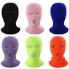 Winter Climbing Three-Hole Woolen Balaclava - Full Face Windproof Mask for Outdoor Cycling