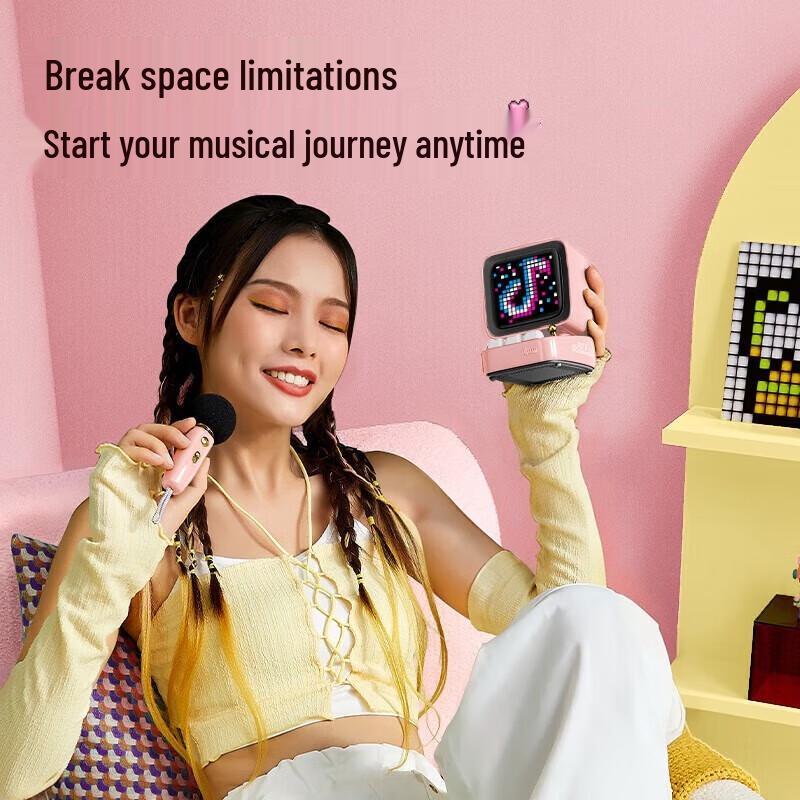 Divoom Ditoo Retro Pixel Art Bluetooth Speaker