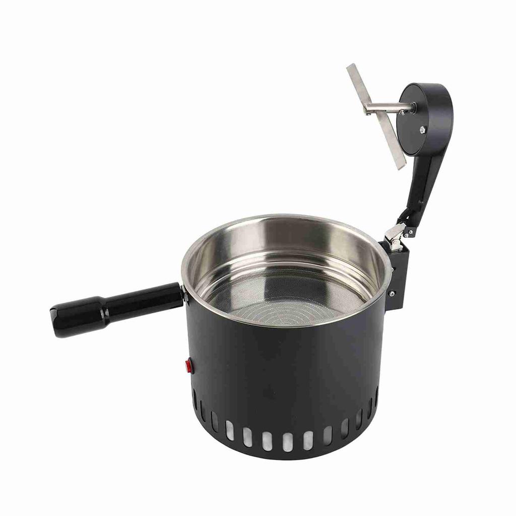 Rotating Coffee Bean Cooler Stainless Steel Filter Screen High Suction Force Electric Roasting