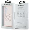 Чехол Karl Lagerfeld Rhinestones K. Головной Логотип Для Samsung Galaxy S25 Розовый