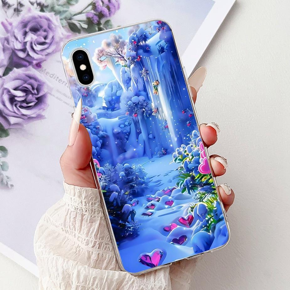 Для iPhone X XR XS Max Чехол Роскошный Модный Расписной Чехол Мягкий Силиконовый Чехол для Телефона Для iPhone XS Max iPhoneX iPhoneXR Fundas Сумки