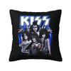 KISS Рок-группа Квадратная наволочка Чехол для подушки Чехол для подушки Декоративная наволочка для дома Дивана Гостиной