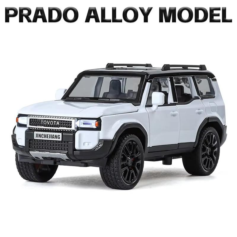 1/32 Toyota 2024 PRADO Land Cruiser литая модель автомобиля внедорожная игрушка из металла