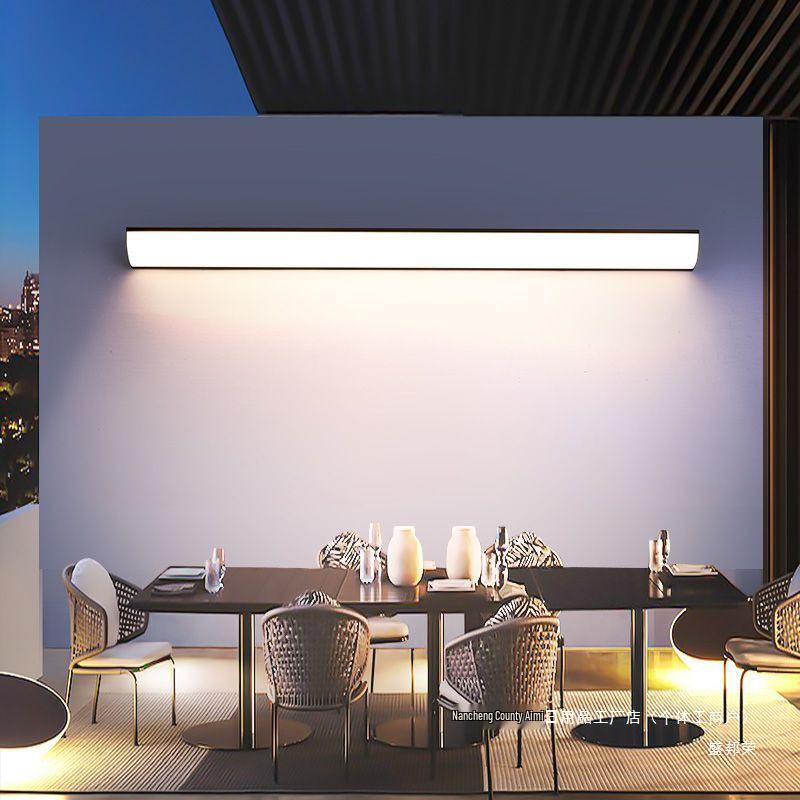 Уличный светодиодный водонепроницаемый настенный светильник - сверхъяркое освещение для двора и входа, балкона и террасы.