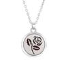 Tree of Life  Alloy Stainless Steel  Locket Pendant Aroma Diffuser Necklace