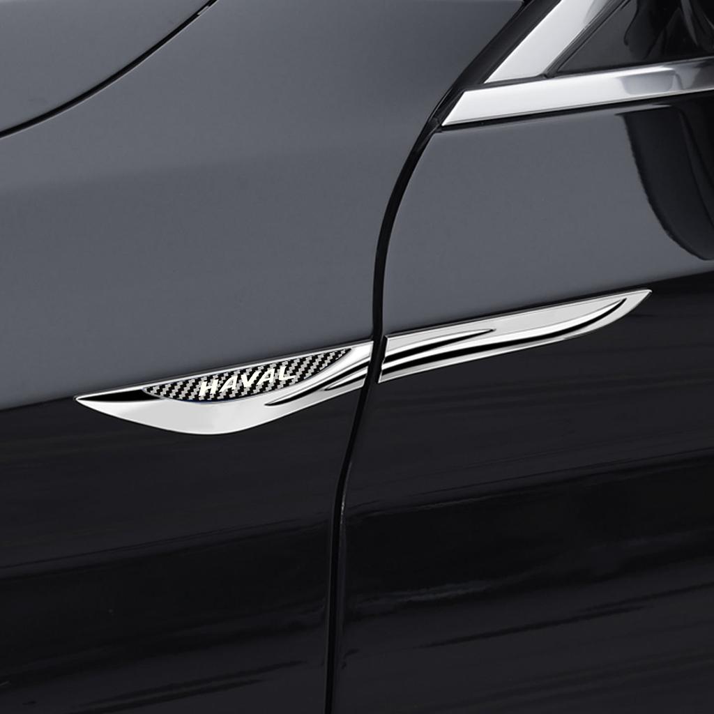 2 шт. 3D ПВХ Металлический Логотип Наклейка-значок на крыло для HAVAL H6 GT H9 H7 Jolion F7 H2 F7X