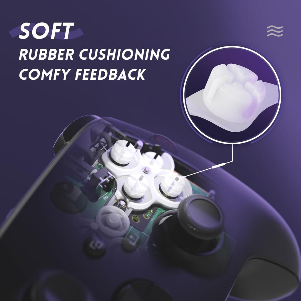 eXtremeRate ABXY Clicky Kit V2 for Xbox Custom ABXY Key Mouse Clicky Kit for Xbox Series Model Action Button Clicky Kit for Xbox One Model 1708 Core,