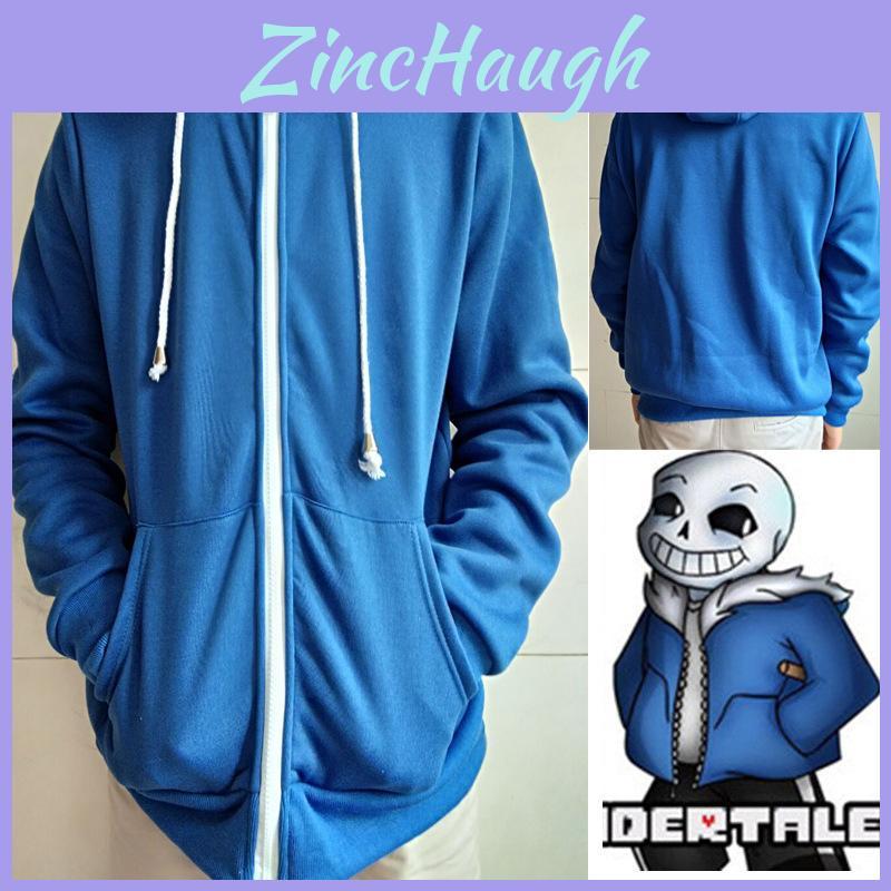 Стильный игровой костюм для косплея Undertale Sans, худи, комплект с перчатками и чулками