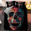 3D Skull Bedding Sets Queen King Size Luxury Sugar Skull Duvet Cover Set Quilt Cover With Pillowcase Bed Cover Set Bedclothes