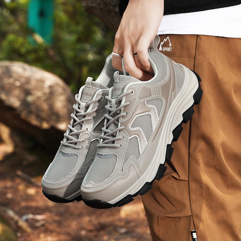 New Men's Casual Sports Shoes Walking Outdoor Mesh Breathable Mountain Walking Large Size Men's Shoes Non-slip Plus Size47