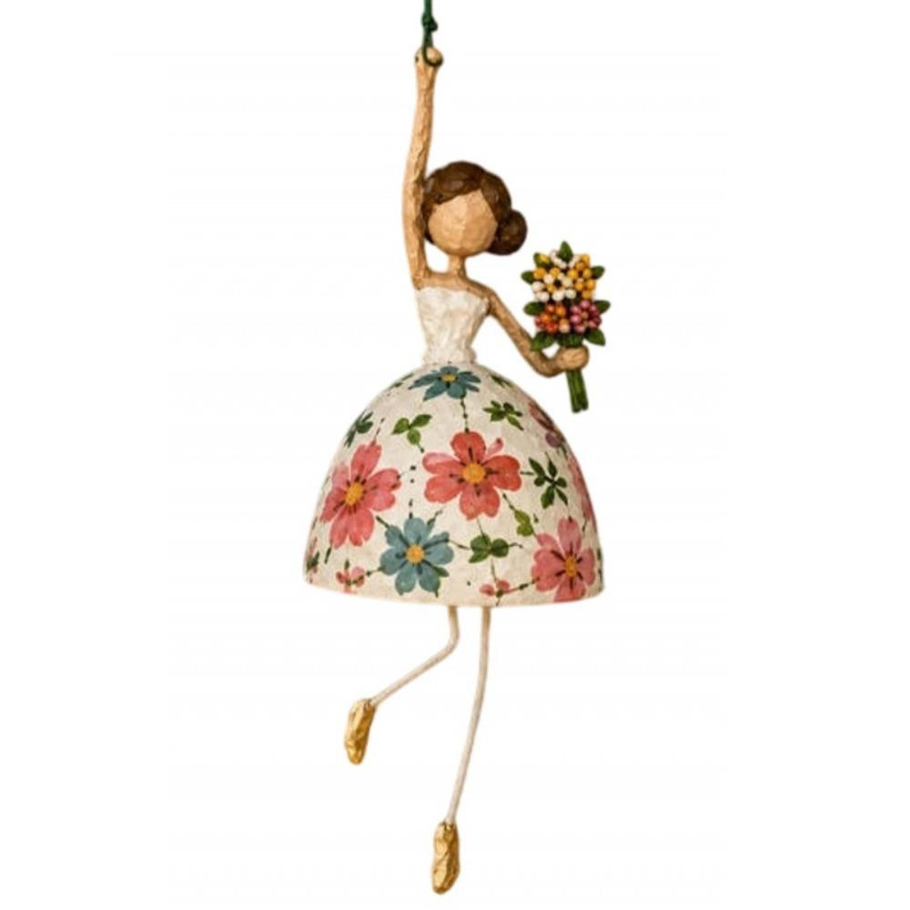 Dangling Legs Ballerina Lady Figurine Vintage Women Shaped Pendants Home Decor