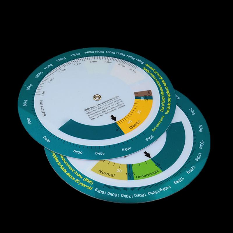 Big Size Bmi Wheel, Bmi Caculator, Bmi Ruler Healthy Ruler,Medical Goniometer,Pvc Ruler