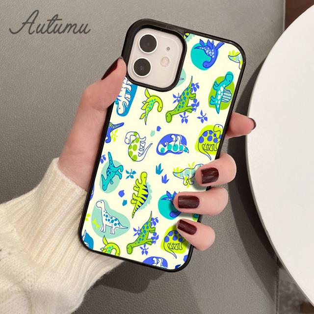 Чехол для телефона Baby Dino для iPhone 17 Air 15 16 16e 11 12 13 14 Pro Max Plus Cover coque Fundas Shell