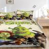 Shrek'S Friends Adventure Print 3Pcs Bedding Setduvet Cover With 2 Bedropillowcase Home Birthday Gift