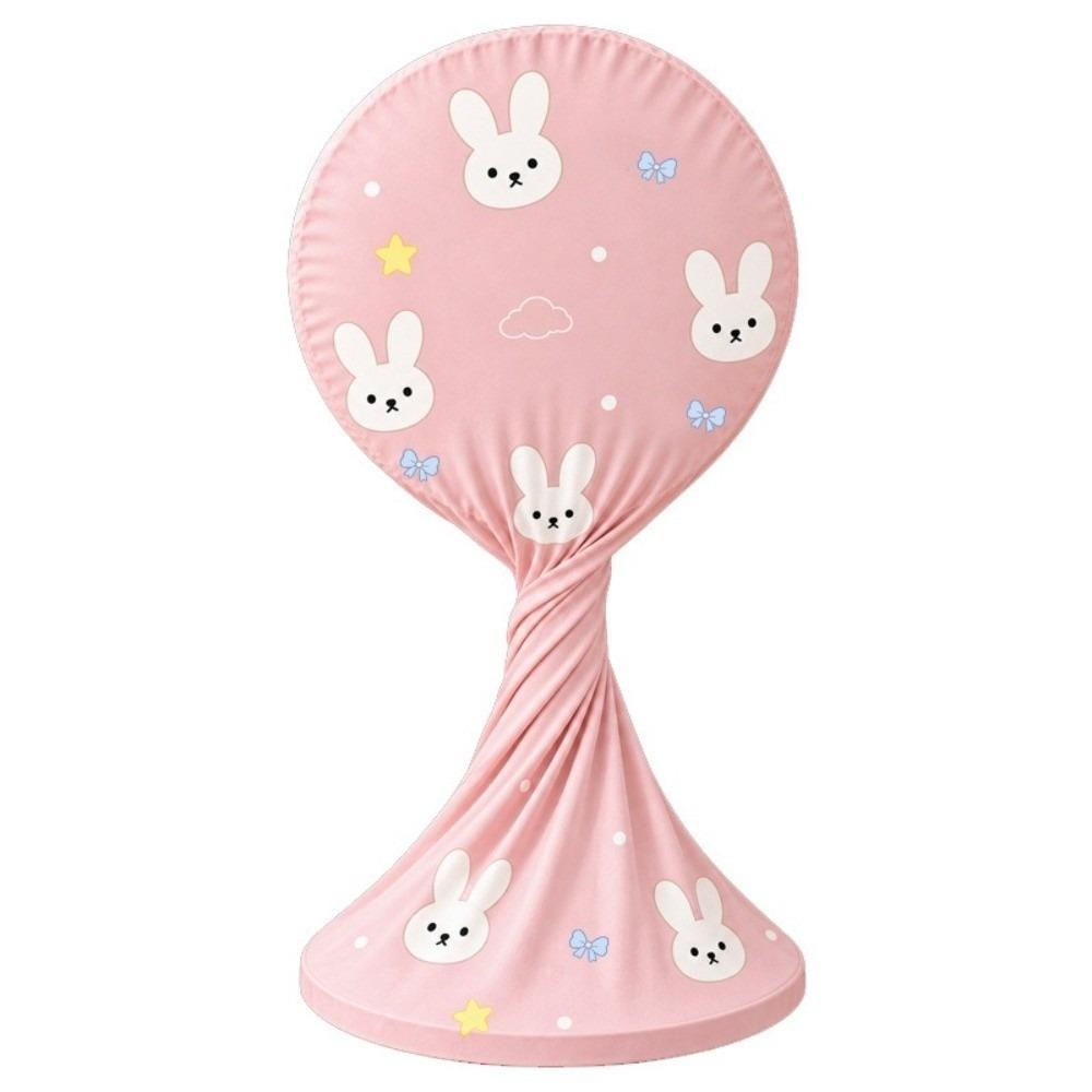 Elastic Fan Dust Cover Rabbit Print Fan Dust-proof Sleeve Standing Fan & Tower Fan