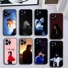1 шт. Чехол для телефона Майкла Джексона для iPhone 17, 16, 15, 14, 13, 12, 11 Plus, Pro Max, Мягкий черный чехол