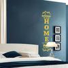 Multicolor Wall Decals Mirror Surface Entrance Decorative Decal Creative Wall Art  Study