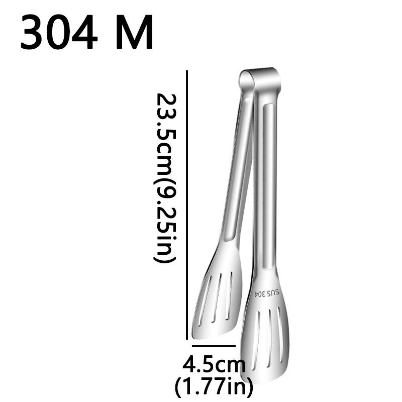 304 Stainless Steel Anti Slip Food Tongs Are Used For Clamping Bread Barbecue Grills Buffets And Kitchen Accessorie4