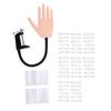 Manicure Practice Hand Model Nail Maniquin Hand Removable Fingers Artificial Hand with Bracket for