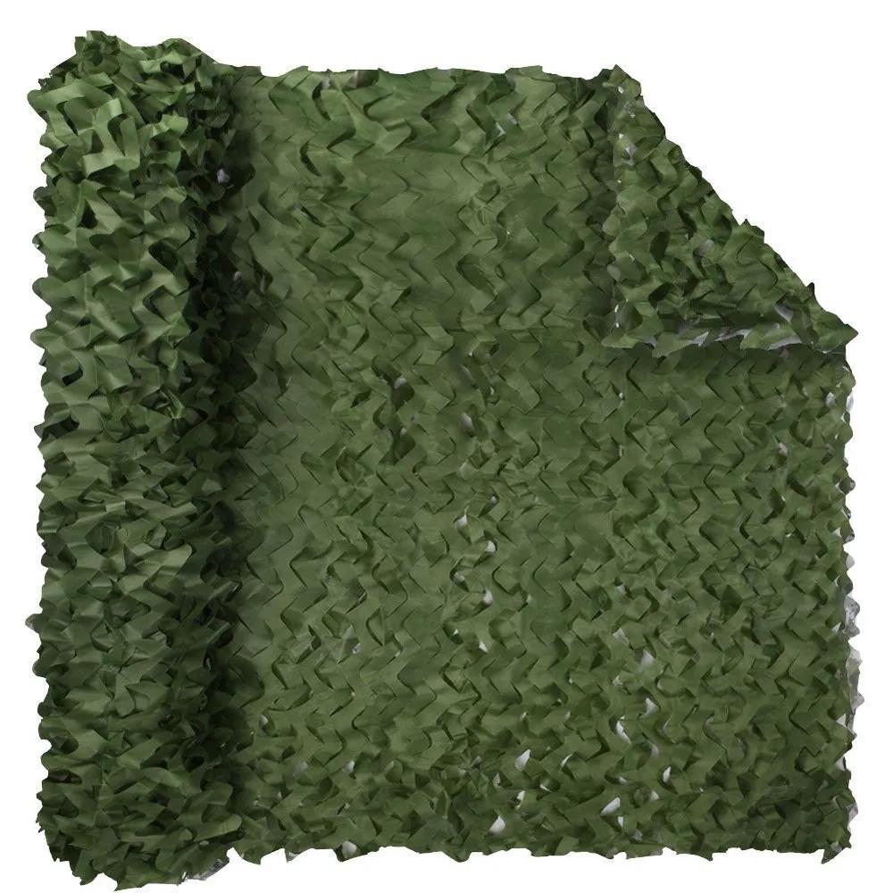 Камуфляжная сетка для улицы, защита от солнца для кемпинга, стрельбы, охоты, украшение из шкуры, зеленый/белый/синий/хаки