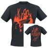 Новая Хлопковая Футболка с Графикой Korn Унисекс Летняя С Коротким Рукавом Модный Бренд Футболка Роскошная Повседневная Винтаж