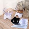 Non-Slip Double Cat Bowl Dog Dishes with Stand Pet Feeding Water Bowl for Cats Dogs Food Bowls Feeder Product Supplies