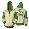 NP Last Airbender APPA Cosplay Zipper Up Hooded Sweatshirt Casual Hoodie Anime AVATAR Costume Thin Jacket