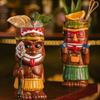 Ethnic Style Ceramic Tiki Mug Funny Beer Beverage Cup Creative Beach Theme Mug  Camp