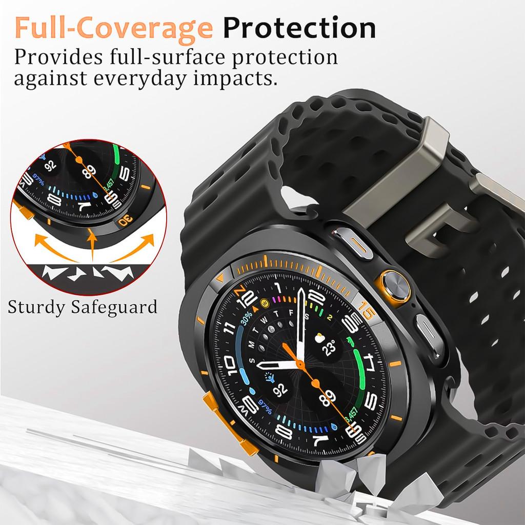 Металлический сплав Корпус для Samsung Galaxy Watch Ultra 2026 47 мм Роскошный Бампер Защитная Рамка для Galaxy Watch Ultra 47 мм Крышка Доступ